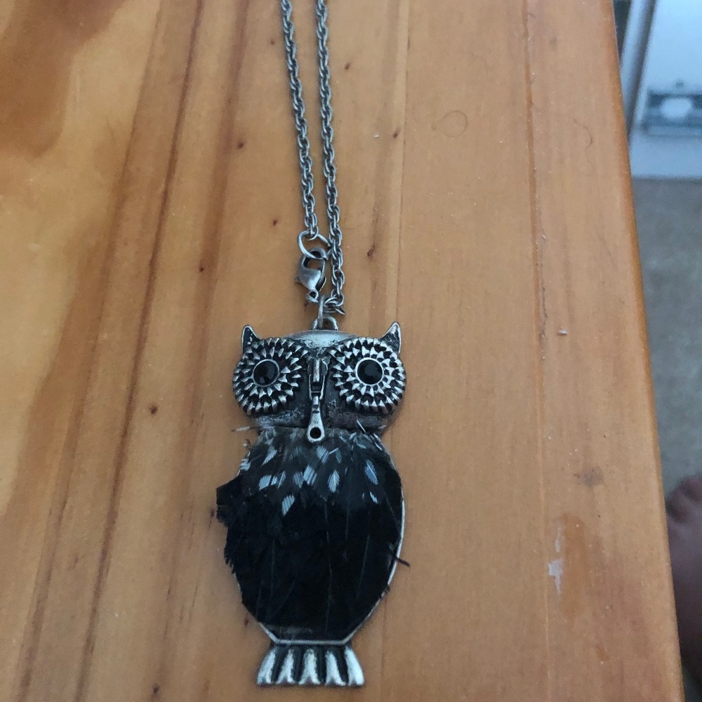 Feathered Owl Necklace